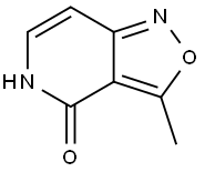 Isoxazolo[4,3-c]pyridin-4(5H)-one, 3-methyl- (9CI) Structural