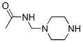 Acetamide, N-(1-piperazinylmethyl)- (9CI) Structural