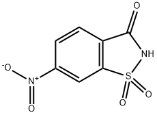 6-Nitro-1,2-benzisothiazolin-3-one 1,1-dioxide