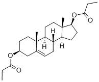 androst-5-ene-(3beta,17beta)-diol dipropionate Structural