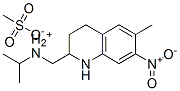 1,2,3,4-TETRAHYDRO-2-ISOPROPYLAMINOMETHYL-6-METHYL-7-NITROQUINOLINE METHANESULFONATE