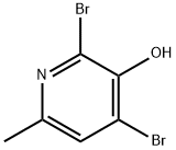 2,4-DIBROMO-3-HYDROXY-6-PICOLINE Structural