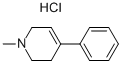 1-Methyl-4-phenyl-1,2,3,6-tetrahydropyridine hydrochloride Structural