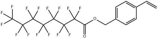 4-VINYLBENZYL PERFLUOROOCTANOATE Structural