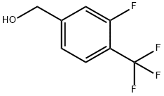 4-Trifluoromethyl-3-fluorobenzyl alcohol Structural