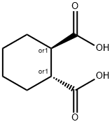 trans-1,2-Cyclohexanedicarboxylic acid Structural