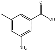 Benzoic acid, 3-amino-5-methyl- (9CI) Structural