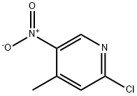 2-Chloro-4-methyl-5-nitropyridine Structural Picture