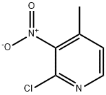 2-Chloro-4-methyl-3-nitropyridine Structural