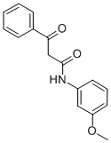 N-(3-METHOXY-PHENYL)-3-OXO-3-PHENYL-PROPIONAMIDE Structural