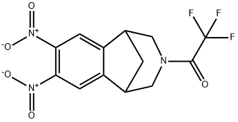 2,3,4,5-Tetrahydro-7,8-dinitro-3-(trifluoroacetyl)-1,5-methano-1H-3-benzazepine Structural Picture