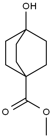 Methyl 4-hydroxybicyclo[2.2.2]octane-1-carboxylate Structural