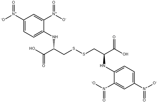 N,N'-bis(2,4-dinitrophenyl)-L-cysteine Structural