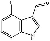 4-FLUORO-1H-INDOLE-3-CARBALDEHYDE Structural