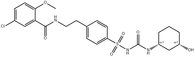 rac cis-3-Hydroxy Glyburide Structural