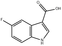 5-FLUOROINDOLE-3-CARBOXYLIC ACID Structural