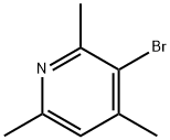 3-Bromo-2,4,6-trimethylpyridine Structural Picture