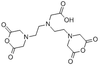 DIETHYLENETRIAMINEPENTAACETIC DIANHYDRIDE Structural