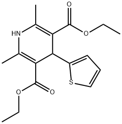 diethyl 2,6-dimethyl-4-thiophen-2-yl-1,4-dihydropyridine-3,5-dicarboxylate