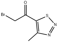 Ethanone, 2-bromo-1-(4-methyl-1,2,3-thiadiazol-5-yl)- (9CI) Structural
