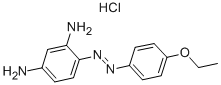 4-(4-ETHOXYPHENYLAZO)-M-PHENYLENEDIAMINE MONOHYDROCHLORIDE Structural