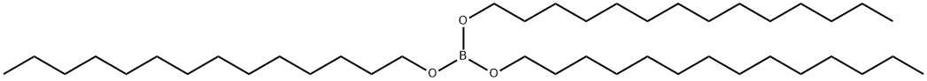 BORIC ACID TRI-N-TETRADECYL ESTER Structural