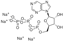 PURINE RIBOSIDE-5'-O-TRIPHOSPHATE SODIUM SALT Structural