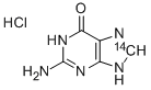 GUANINE-8-14C HYDROCHLORIDE