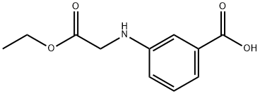 3-[(2-ETHOXY-2-OXOETHYL)AMINO]BENZOIC ACID Structural