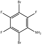 2,5-DIBROMO-3,4,6-TRIFLUOROANILINE Structural