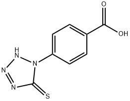 4-(5-MERCAPTO-1H-TETRAZOL-1-YL)BENZOIC ACID Structural