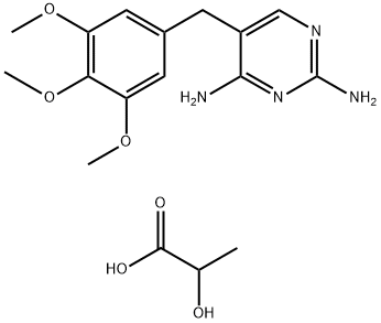 Trimethoprim lactate salt Structural