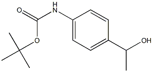 1-(4-BOC-AMINO-PHENYL)-ETHANOL Structural