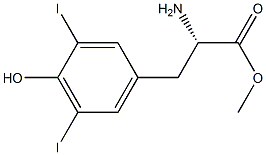 3,5-DIINDO-L-TYROSINE METHYL ESTER Structural