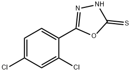 5-(2,4-DICHLOROPHENYL)-1,3,4-OXADIAZOLE-2(3H)-THIONE Structural