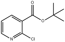 tert-Butyl 2-chloronicotinate Structural