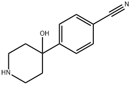 4-(4-CYANOPHENYL)-4-HYDROXYPIPERIDINE Structural