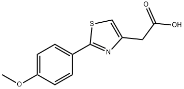 2-[2-(4-METHOXYPHENYL)-1,3-THIAZOL-4-YL]ACETIC ACID Structural