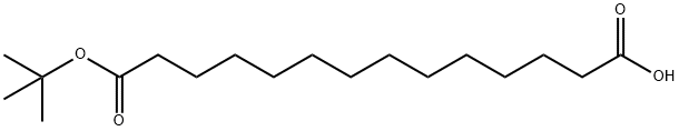 14-(tert-Butoxy)-14-oxotetradecanoic acid Structural