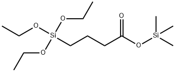 trimethylsilyl 4-(triethoxysilyl)butyrate  Structural