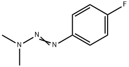 1-(p-Fluorophenyl)-3,3-dimethyltriazene Structural