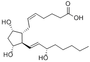 (+-)-PGF2-alpha Structural