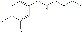 N-[(3,4-Dichlorophenyl)methyl]butan-1-amine Structural
