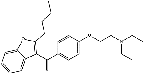 Bis Des-iodo amiodarone HCl(Amiodarone impurity) Structural