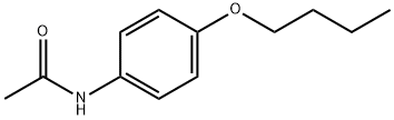 4-BUTOXYACETANILIDE Structural