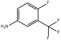 4-Fluoro-3-(trifluoromethyl)aniline Structural