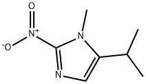 5-Isopropyl-1-methyl-2-nitro-1H-imidazole Structural