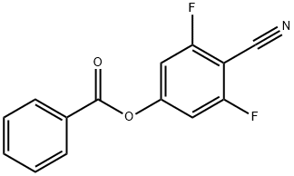 Benzonitrile, 4-(benzoyloxy)-2,6-difluoro- Structural