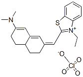 2-([7-(DIMETHYLAMINO)-4,4A,5,6-TETRAHYDRO-2(3H)-NAPHTHALENYLIDENE]METHYL)-3-ETHYL-1,3-BENZOTHIAZOL-3-IUM PERCHLORATE