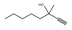 3-METHYL-1-OCTYN-3-OL Structural